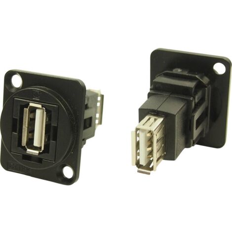 Prolongateur USB 2.0 type A femelle vers USB 2.0 type A femelle Cliff CP30208NMB 1 pc(s) W903011 (1/2)