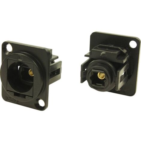 Adaptateur Toslink femelle (ODT) vers Toslink mâle (ODT) Cliff CP30217MB 1 pc(s) W903001 (1/2)