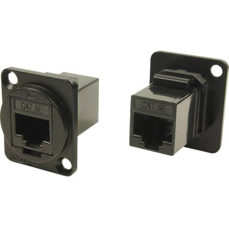 Adaptateur RJ45 femelle vers RJ45 mâle Cliff CP30220MB 1 pc(s) W908771 (1/2)
