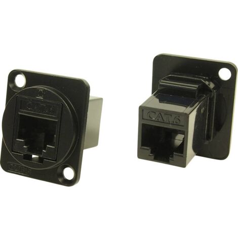 Adaptateur RJ45 femelle vers RJ45 mâle Cliff CP30222MB 1 pc(s) W908751 (1/2)