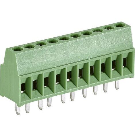 Bornier à vis TE Connectivity 282834-8 1.4 mm² Nombre de pôles 8 vert 1 pc(s) W277051 (1/2)