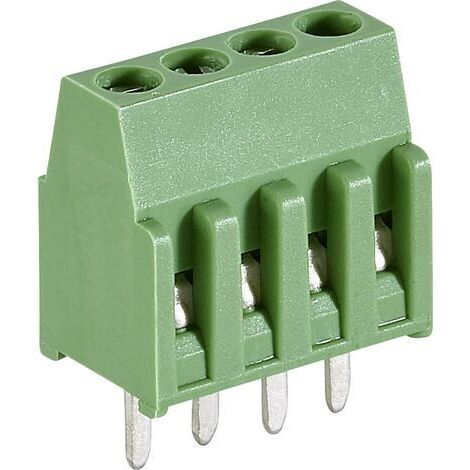 Bornier à vis TE Connectivity 282834-6 1.4 mm² Nombre de pôles 6 vert 1 pc(s) W277081 (1/2)