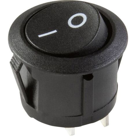 Interrupteur à bascule 250 V/AC 6.5 A – Fonction momentannée – 1 pc – Pour espaces confinés – Inter Bär (1/4)