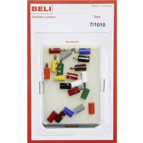 Lot de fiches bananes Ø de la broche: 2.6 mm BELI-BECO 7/1010 1 set W605871 (1/3)