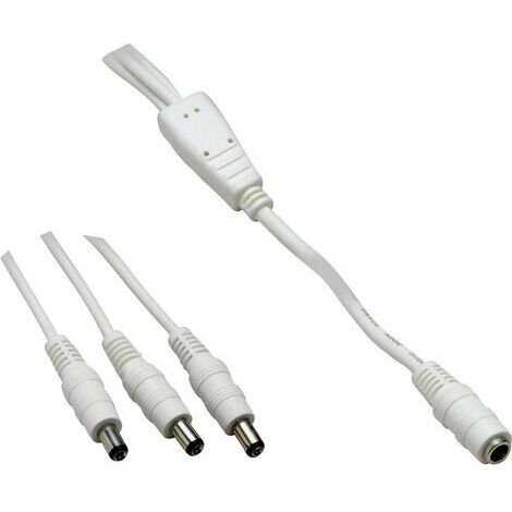 Câble de raccordement basse tension VOLTCRAFT 072981C DC femelle - DC mâle 5.5 mm 2.1 mm 5.5 mm 2.1 mm 0.35 m 1 pc(s) (1/2)