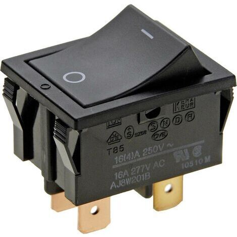 Panasonic AJ8W201BF Interrupteur à bascule AJ8W201BF 250 V/AC 16 A 2 x Off/On à accrochage 1 pc(s) (1/2)