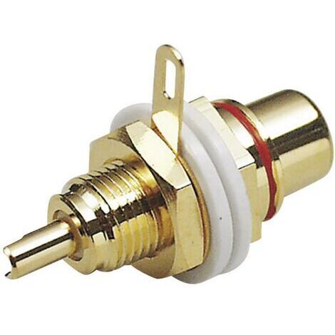 Cinch/RCA embase femelle BKL Electronic 0101142 Nombre de pôles: 2 rouge 1 pc(s) (1/2)
