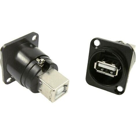Adaptateur USB 2.0 type A femelle vers USB 2.0 type B femelle Cliff CP30114 1 pc(s) S248081 (1/2)