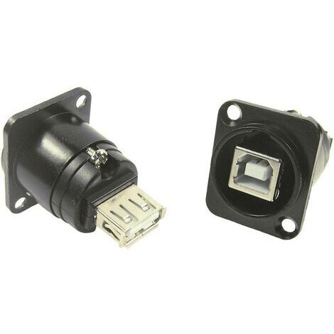 Adaptateur USB 2.0 type A femelle vers USB 2.0 type B femelle Cliff CP30115 1 pc(s) S248041 (1/2)