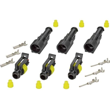 Set Superseal série AMP-Superseal 1.5mm TE Connectivity 30S002 Nbr total de pôles 1 Pas: 6 mm 1 set (1/3)