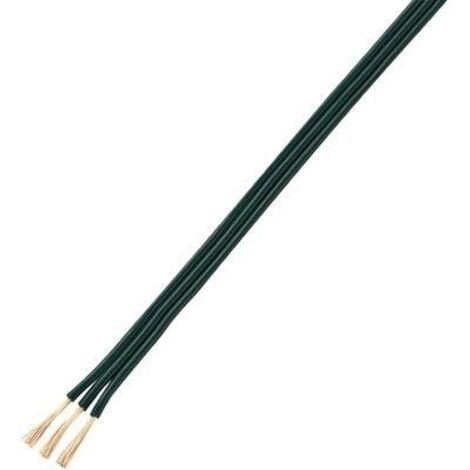 Fil de câblage TRU COMPONENTS NYFAZ/CCA 1566991 3 x 0.75 mm² noir 20 m