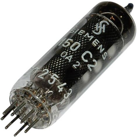 Siemens OA 2 Tube électronique Régulateur de tension 150 V, 170 V 5 mA Nombre de pôles: 7 Culot: miniature Contenu 1 pc (1/3)