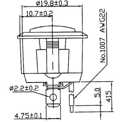 Interrupteur à bascule pour l'automobile TRU COMPONENTS TC-R13-112DL-02 1587931 12 V/DC 20 A 1 x On/Off/On permanent/0/