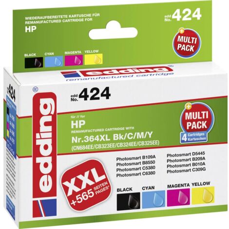 Edding Cartouche d'encre remplace HP 302 XL compatible noir EDD