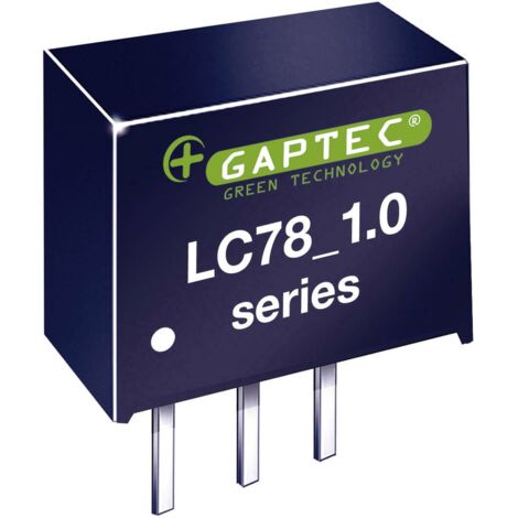 Convertisseur CC/CC pour circuits imprimés Gaptec LC7812-1.0 10020082 24 V/DC 12 V/DC 1 A 12 W Nbr. de sorties: 1 x 1