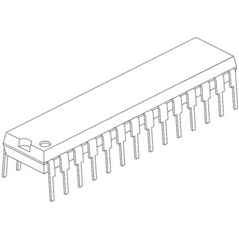 Microcontrôleur embarqué Microchip Technology PIC16F872-I/SP SPDIP-28 8-Bit 20 MHz Nombre I/O 22 1 pc(s)
