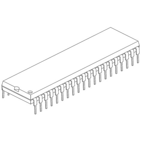 Microcontrôleur embarqué Microchip Technology PIC16F887-I/P PDIP-40 8-Bit 20 MHz Nombre I/O 35 1 pc(s)