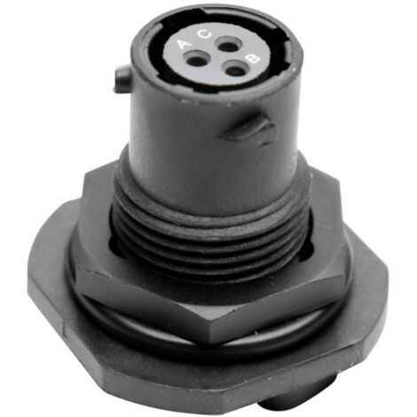 Amphenol RTS 7 8N 3S Cosse cylindrique mâle embase femelle Nombre total de pôles: 3 Série (connecteur rond): Ecomate Aq (1/2)