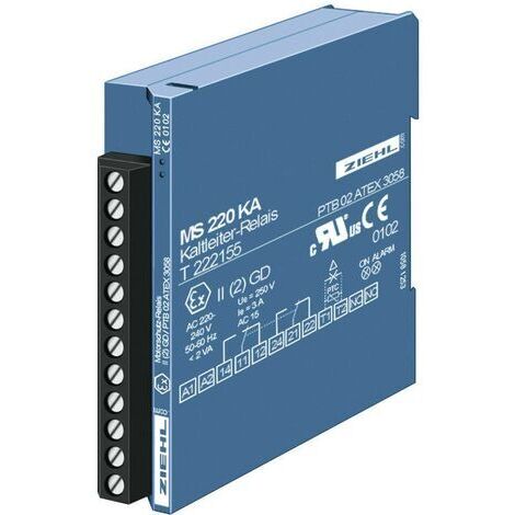 Appareil de déclenchement Ziehl MS 220 KA Nombre de sorties relais: 1 Q04413 (1/5)