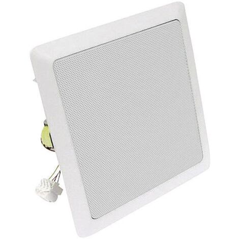 Enceinte de plafond Visaton DL 18/2 SQ - 8 Ohm/100 V 60 W blanc 1 pc(s)