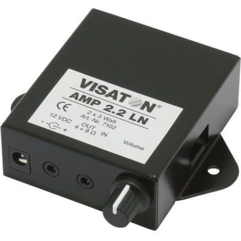 RÉGULATEUR DE VOLUME SONORE STÉRÉO VISATON AMP 2.2 LN 6 W 7102 (1/3)