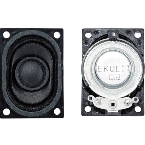 LSM-530K 1.57 pouces 4 cm Haut-parleur miniature 2 W 8 Ω noir ovale