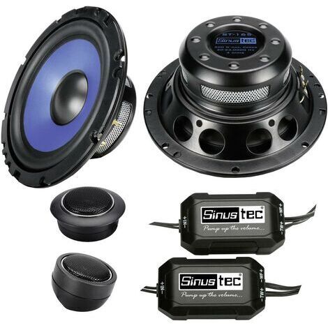 Set de haut-parleurs 2 voies à encastrer 300 W Sinustec ST-165 Y45027 (1/3)