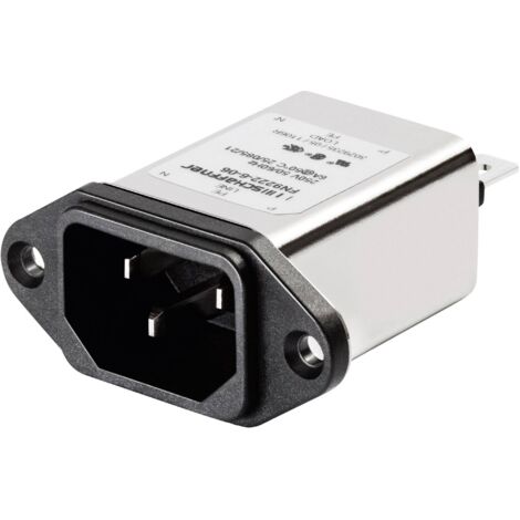 Filtre d'alimentation Schaffner FN 9222-3-06 avec connecteur femelle pour appareil 250 V/AC 3 A 2.5 mH (l x H) 48 mm x (1/3)