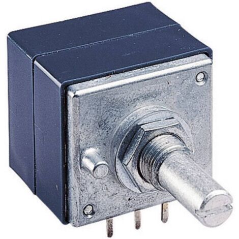 ALPS RK27112 10KM+N Potentiomètre rotatif étanche à la poussière stéréo 0.05 W 10 kΩ 1 pc(s) W19060 (1/3)