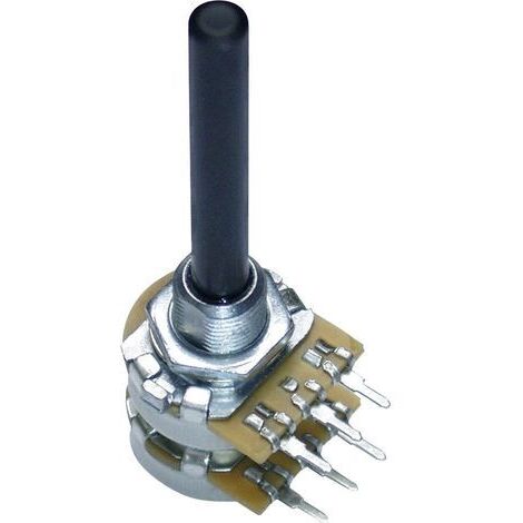 Potentiometer Service 9707 9707 Potentiomètre rotatif stéréo 0.25 W 47 kΩ 1 pc(s) W34099 (1/3)