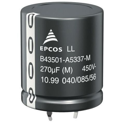 TDK B43501-A5476-M Condensateur électrolytique Snap-In 10 mm 47 µF 450 V/DC 20 % (Ø x H) 22 mm x 25 mm 1 pc(s) (1/4)