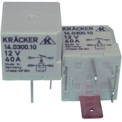 Kräcker 14.0300.10 Relais automobile 12 V/DC 70 A 1 NO (T) (1/2)