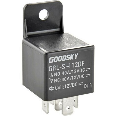 GoodSky GRL-S-124DF Relais automobile 24 V/DC 40 A 1 inverseur (RT) S71523 (1/2)