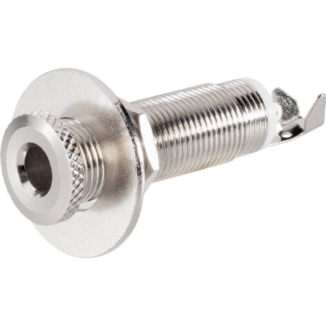 Jack 6.35 mm embase femelle horizontale BKL Electronic 1109029 Nombre de pôles: 3 stéréo argent 1 pc(s)