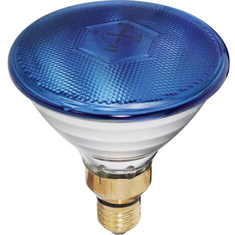 Ampoule halogène pour effet lumineux Eurolite Par-38 FL blau 230 V E27 80 W N/A à intensité variable (1/3)