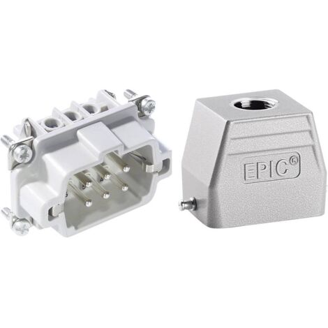 LAPP Kit connecteur EPIC®KIT H-BE 6 75009635 6 + PE raccord à vis 1 set (1/2)