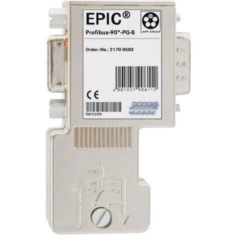 Connecteurs EPIC® Data PROFIBUS à 90° à visser 1 pc(s) LAPP EPIC® ED-PB-90-PG-S 21700503 X71939 (1/5)