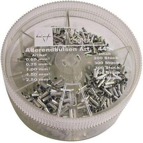Assortiment d'embouts simples Vogt Verbindungstechnik 625388 métal 500 pc(s) (1/2)