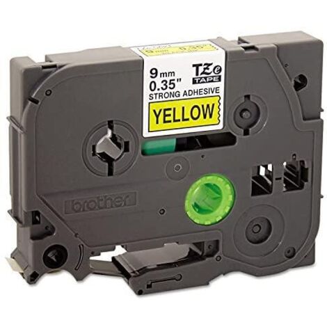 Brother TZe, TZ TZe-S621 Couleur de ruban: jaune Couleur de police:noir 9 mm 8 m