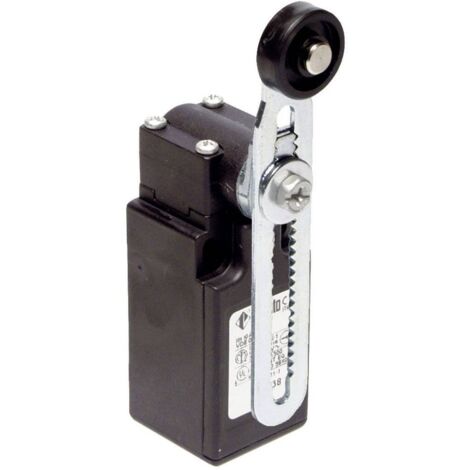 Interrupteur de fin de course à rappel IP67 250 V/AC 6 A – Levier pivotant à galet – 40 millions de cycles – Pour environnements humides – Pizzato Elettrica