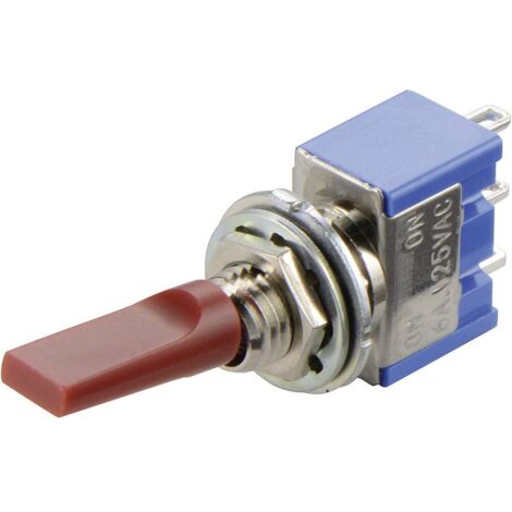 Interrupteur à levier 1 x On/On Miyama 700940 250 V/AC 3 A à accrochage 1 pc(s) (1/2)