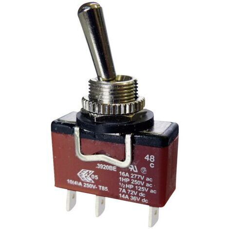Interrupteur à levier 1 x On/On Arcolectric (Bulgin Ltd.) C3910BEAAA 250 V/AC 10 A IP67 à accrochage 1 pc(s) (1/3)