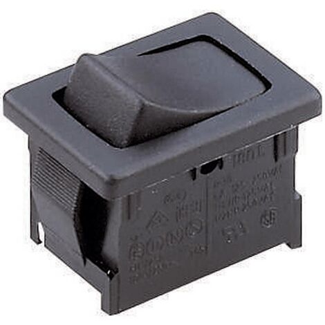 Marquardt 1808.1202 Interrupteur à bascule 1808.1202 250 V/AC 6 A 1 x On/Off/(On) IP40 permanent/0/momentané 1 pc(s) (1/2)