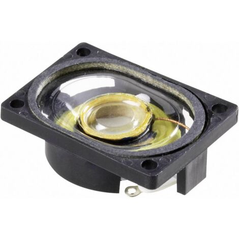 LSM-S30M/K 1.1 pouces 2.8 cm Haut-parleur miniature 1 W 8 Ω ovale, membrane transparente
