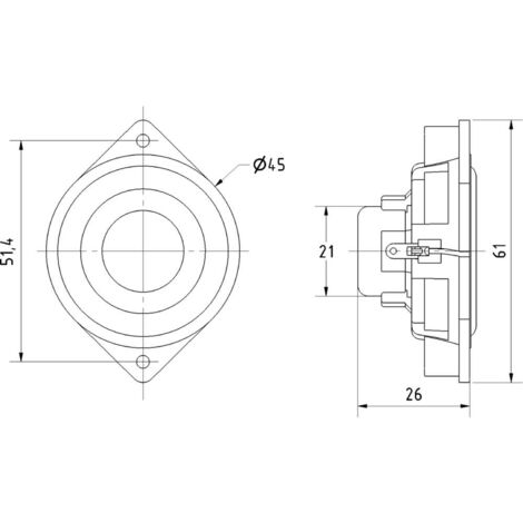 Visaton BF 45 - 4 Ohm 2240 1 pc(s)