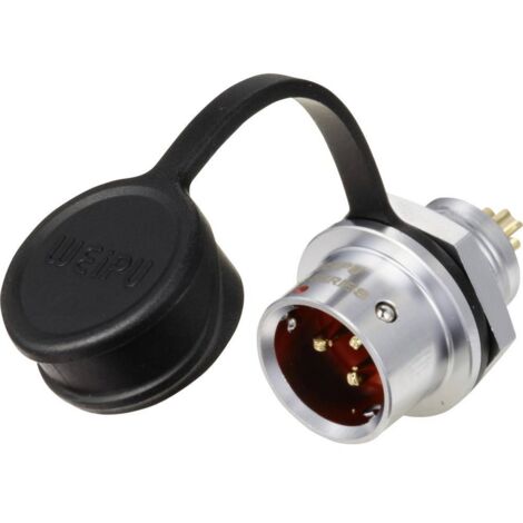 circulaire mâle, droit Ø 12 3 pôles 250 V/AC 13 A IP67 Push-Pull Weipu SF1212/P3 (1/3)
