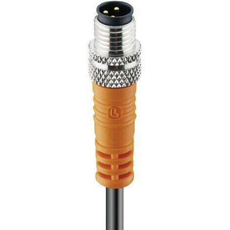 Connecteur confectionné pour capteurs/actionneurs M8 Lumberg Automation RSMV 4-225/5 M 38600 mâle, droit 5.00 m Nombre (1/2)