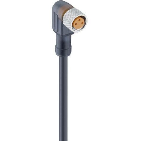 Connecteur confectionné pour capteurs/actionneurs M8 Lumberg Automation RKMWV/LED A 3-224/5 M 14005-1 femelle, coudé 5. (1/2)