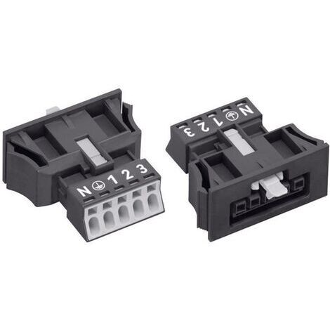 Connecteur d'alimentation série (connecteur réseau) WINSTA MINI WAGO 890-705 femelle, droit Nombre total de pôles: 4 + PE 16 A noir 1 pc(s) D25200 (1/3)