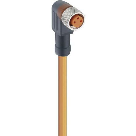Connecteur confectionné pour capteurs/actionneurs M8 Lumberg Automation RKMWV/LED A 3-06/2 M 11336-1 femelle, coudé 2.0 (1/2)